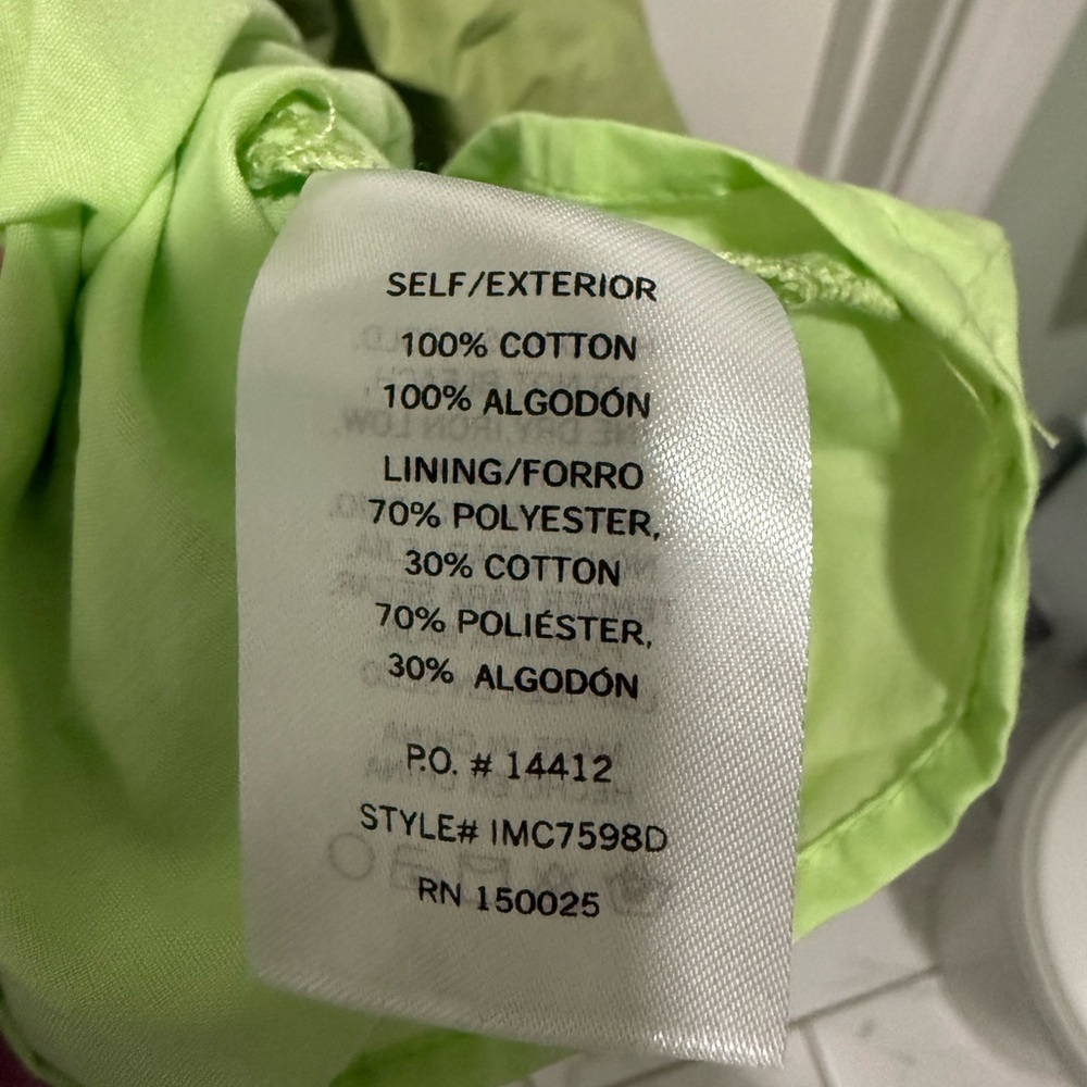 Green Puff Sleeve Dress - Stella Dallas medium - Picture 5 of 5